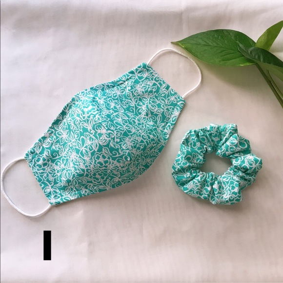 Set handmade facemask & scrunchie - Picture 9 of 10